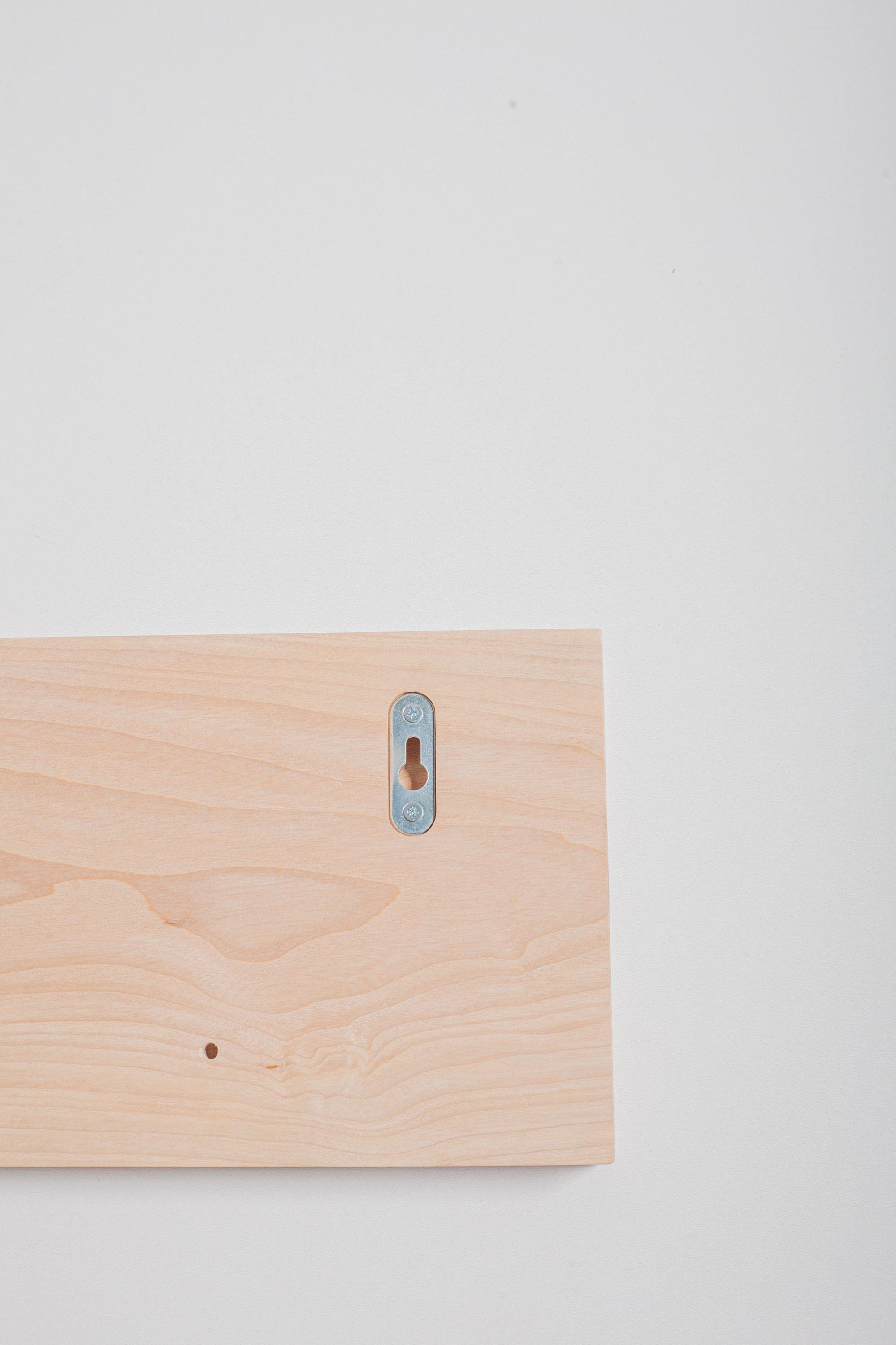 Oak Wooden Peg Shelf, Floating Wall Organizer With Hooks