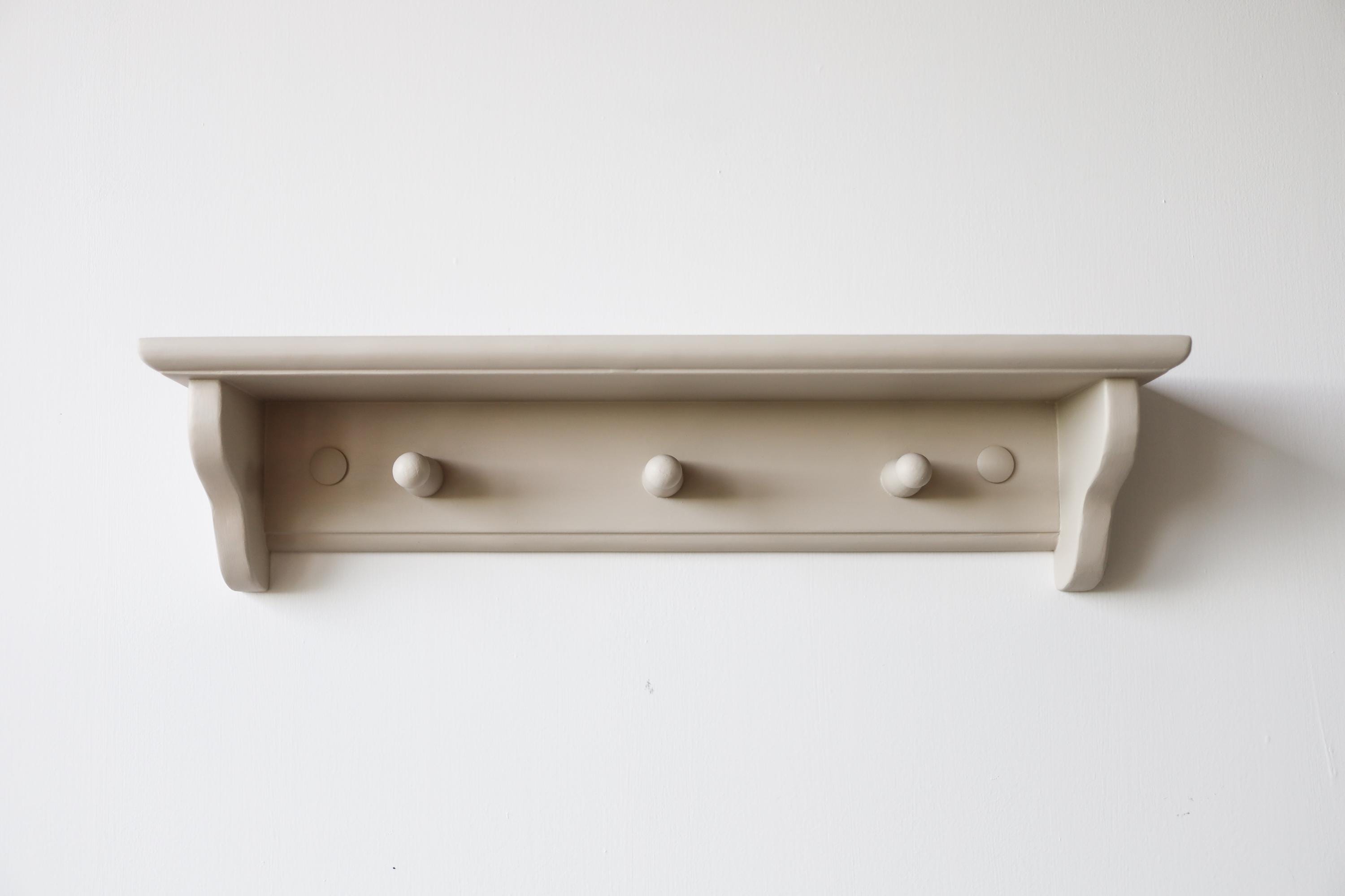 Minimalist Wall Shelf For Baby Room, Neutral Nursery Decor.