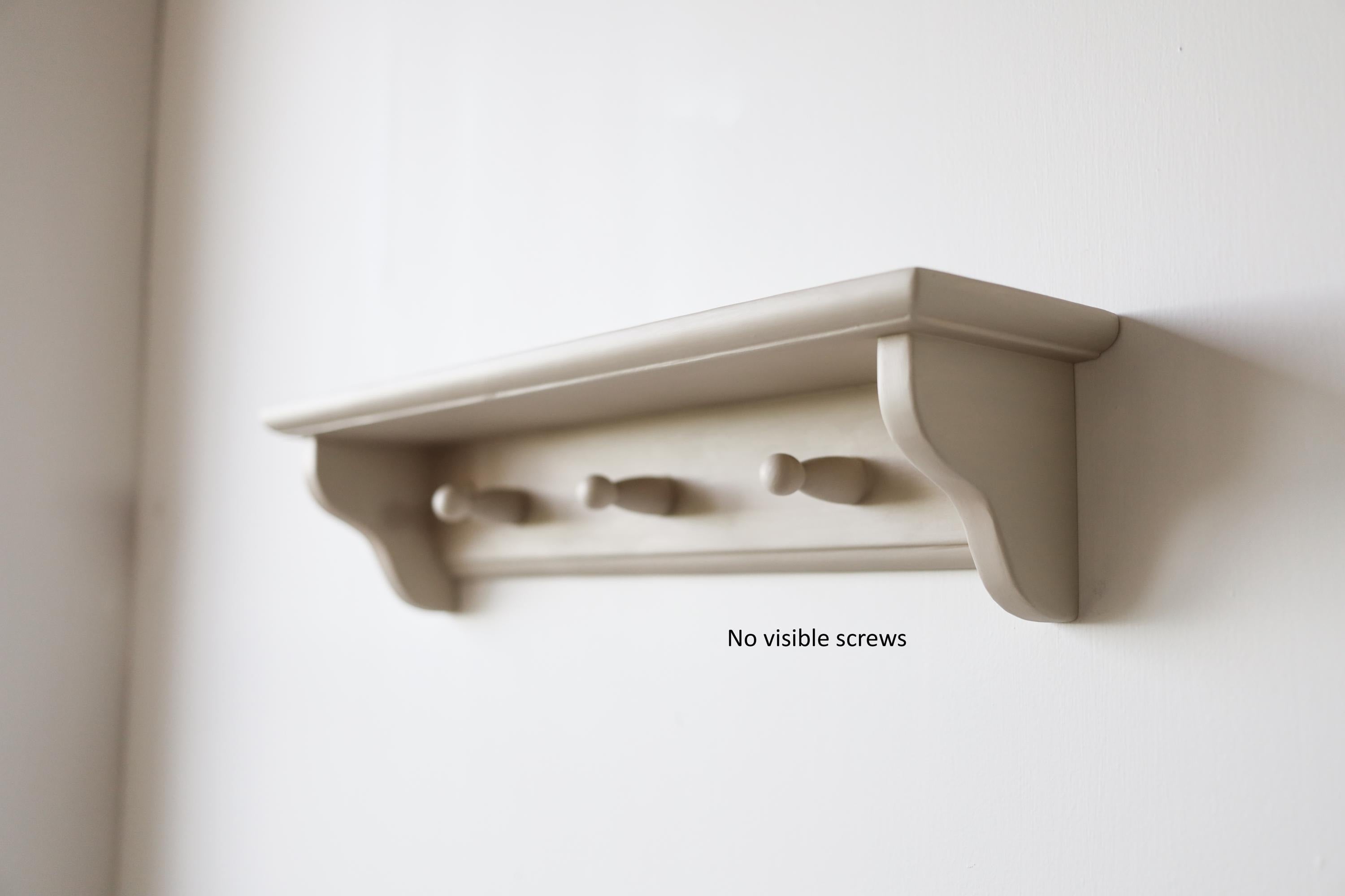 Minimalist Wall Shelf For Baby Room, Neutral Nursery Decor.