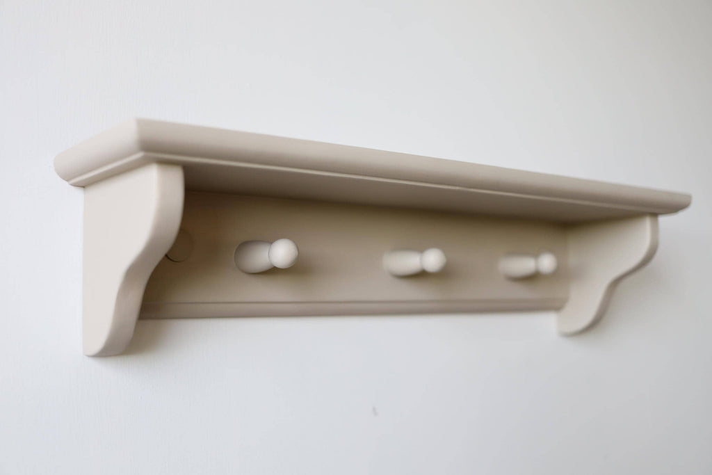 Minimalist Wall Shelf For Baby Room, Neutral Nursery Decor.